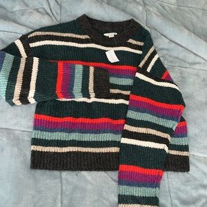 American Eagle Outfitters Colorful Striped Sweater